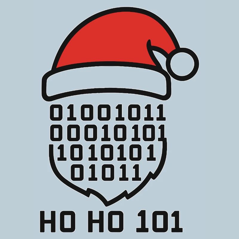 Christmas Code with Santa Hat