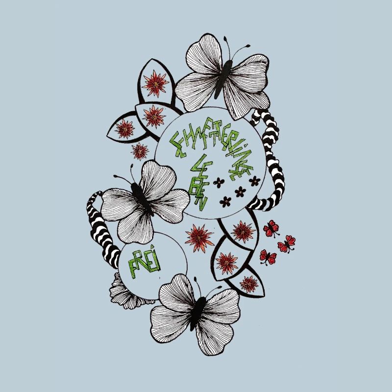 Butterfly Flower Circle