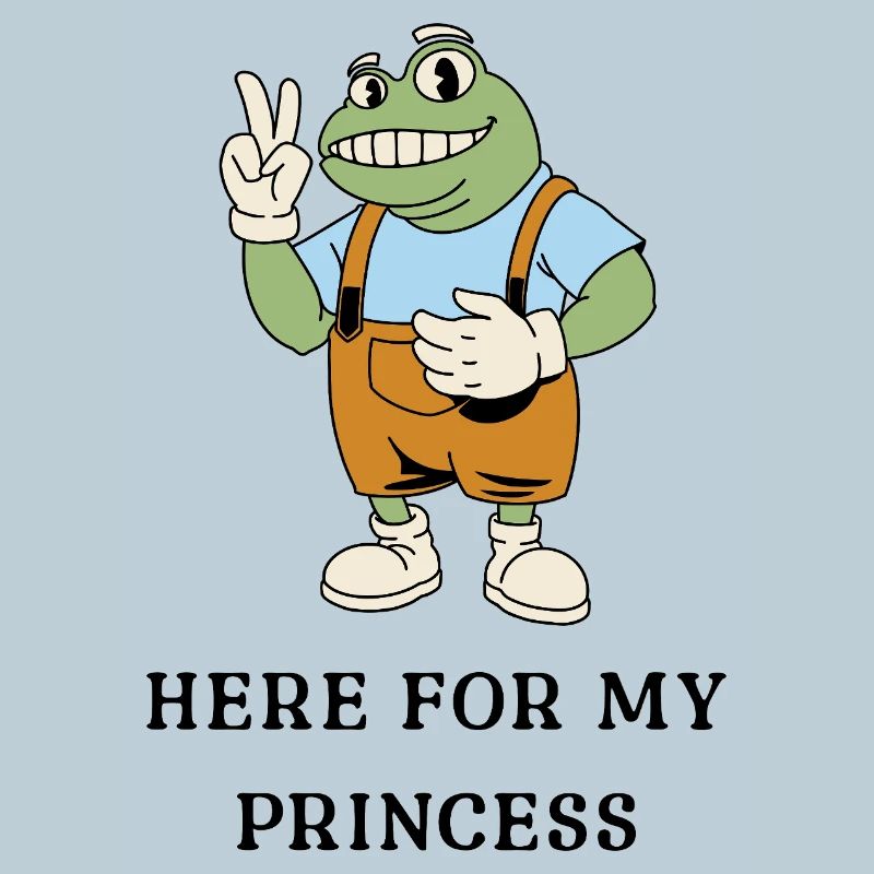 Frog Peace Dungarees