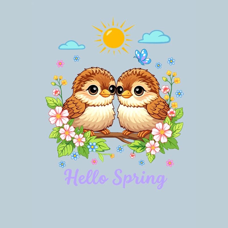 Oiseaux mignons