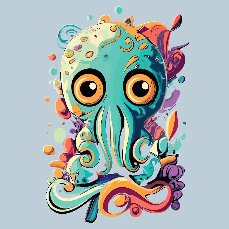 Octopus Squid - Baby Squid Octopus