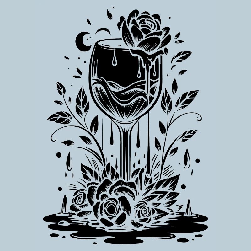 Lebendiges T-Shirt mit Dschungelblattmuster