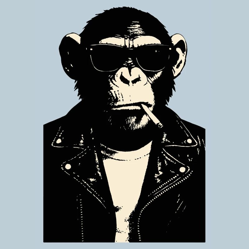 Monkey Rebel in Leather