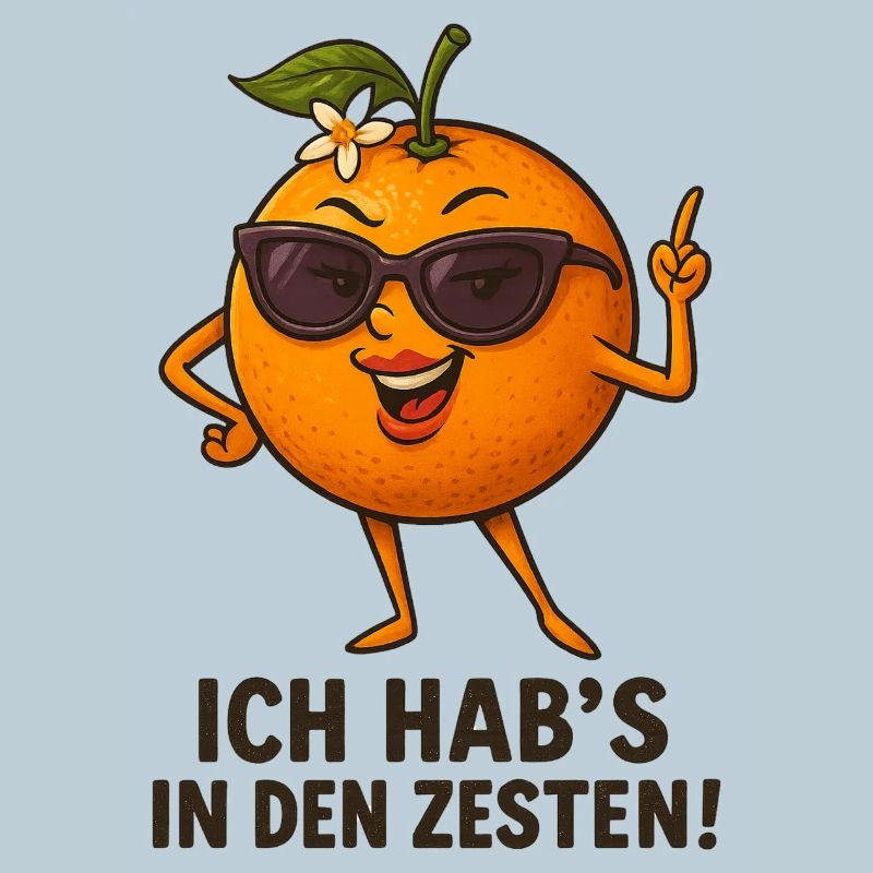 Zitrusheld mit Sonnenbrille