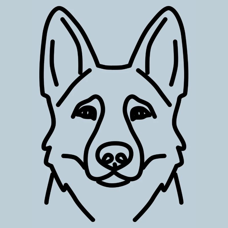 Head German Shepherd