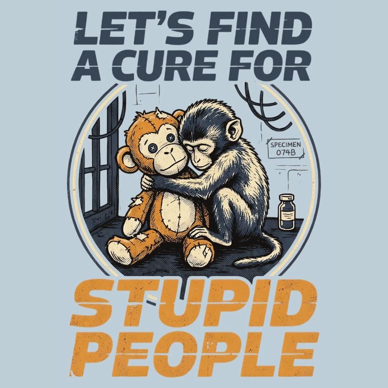 Lets find a cure for stupid people Monkey Punch