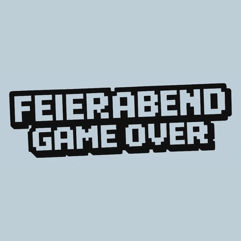 Feierabend Gameover Pixel Style
