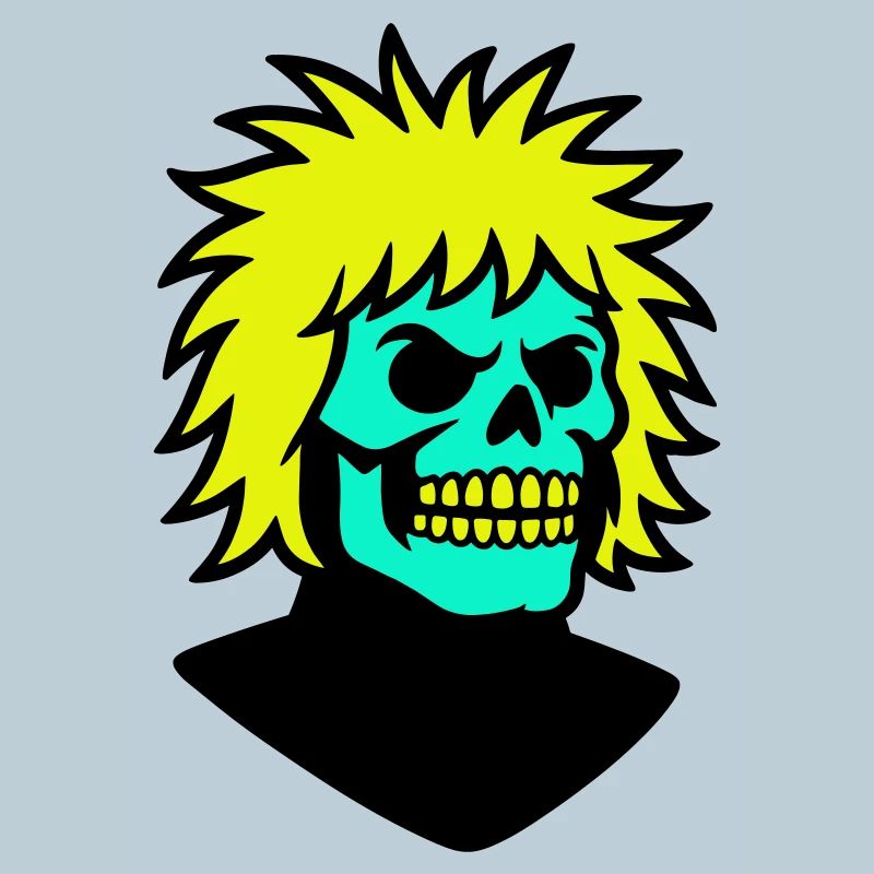 Skullman with a cool hairstyle
