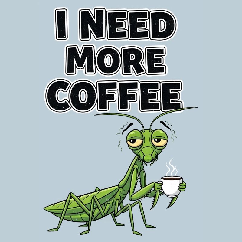 I need more coffee Mantis