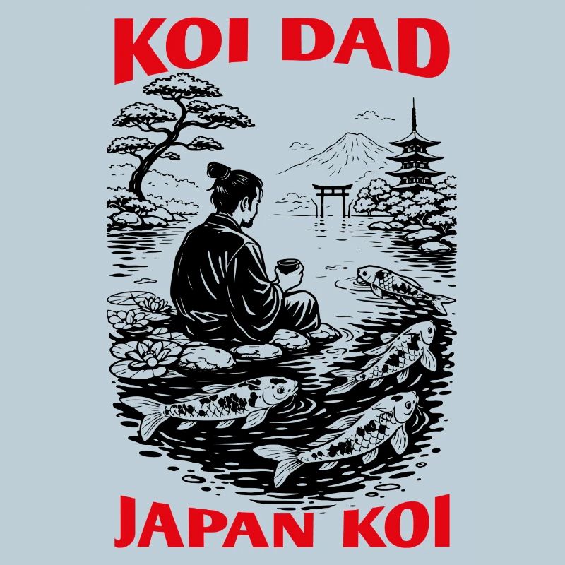 Koi Dad Japan Koi Gift for Dad