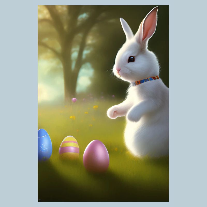 Osterhase mit Oster Eier
