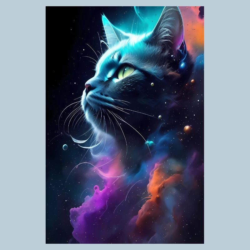 Visage de chat