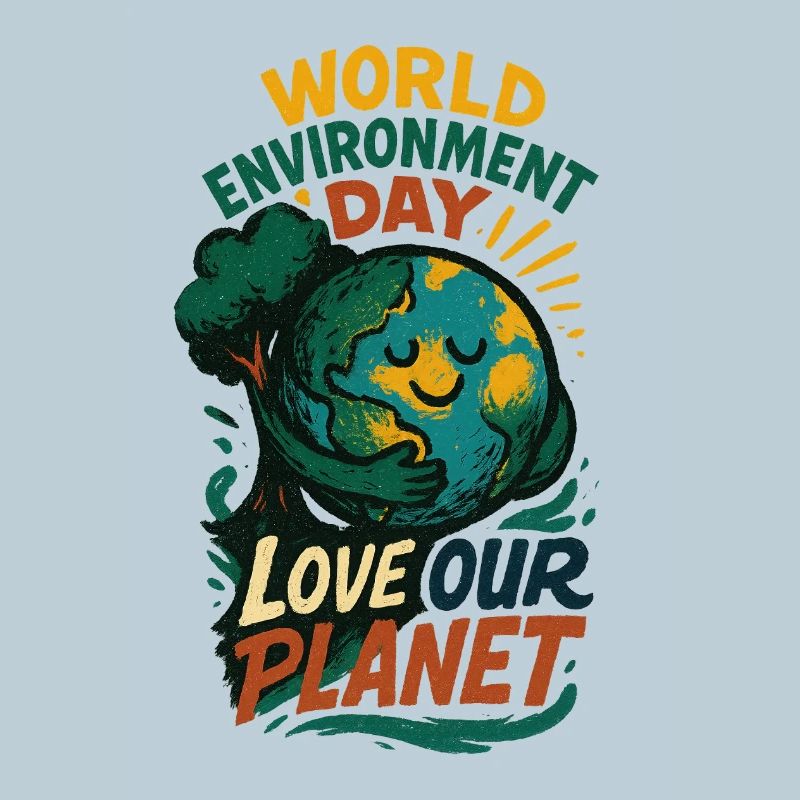 Earth Hugging Tree for World Environment Day