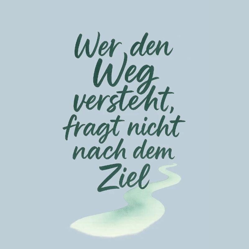 Motivational quote with waterway elements