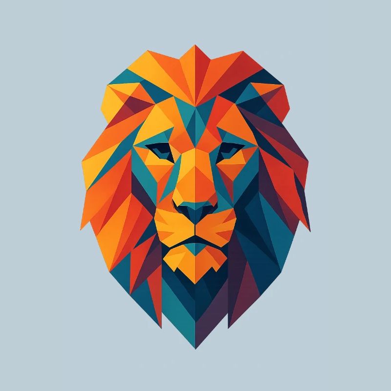 Lion | Lion Head Print