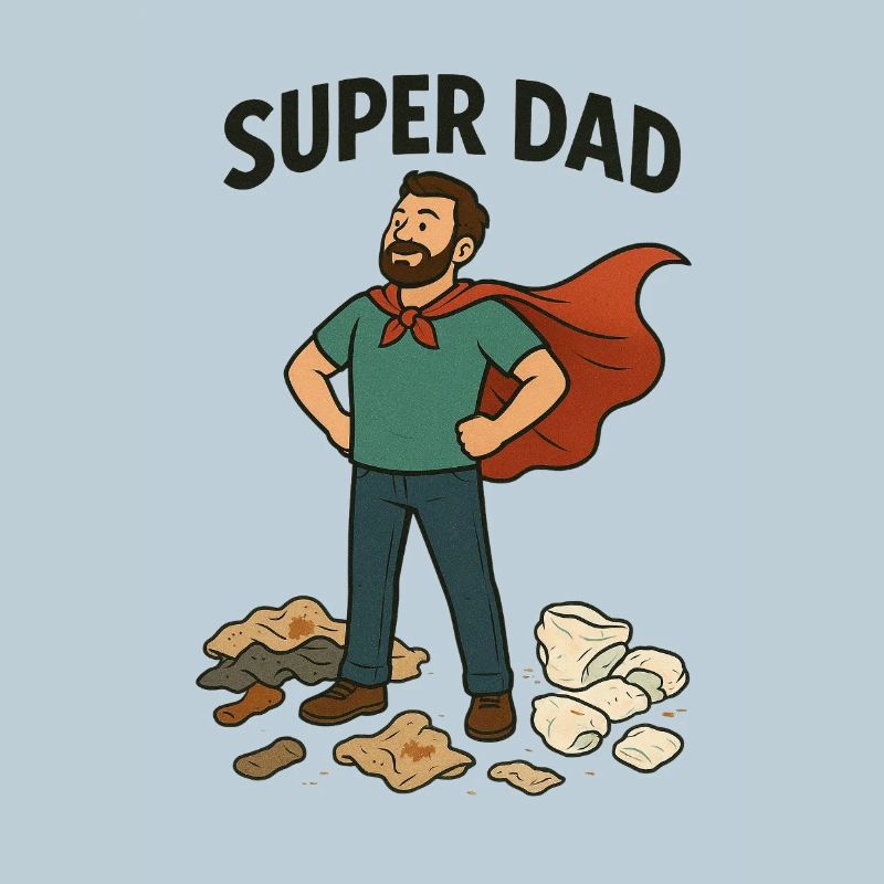 Super Dad Capeheld