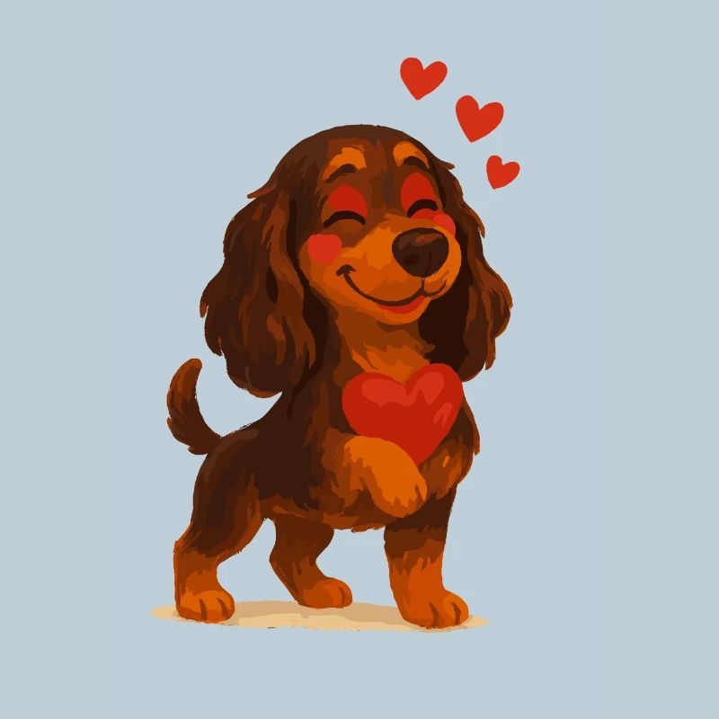 Cocker Spaniel verliebt