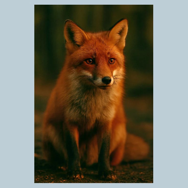 Wild animals, fox