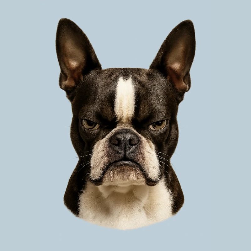 Eindrucksvoller Boston Terrier Blick
