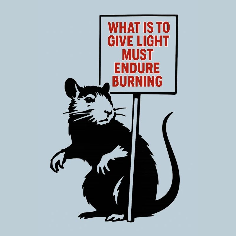 Light Needs Fire Quote Rat