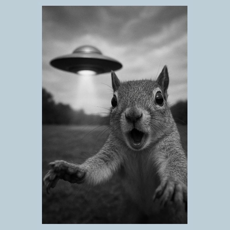 UFO Squirrel Encounter