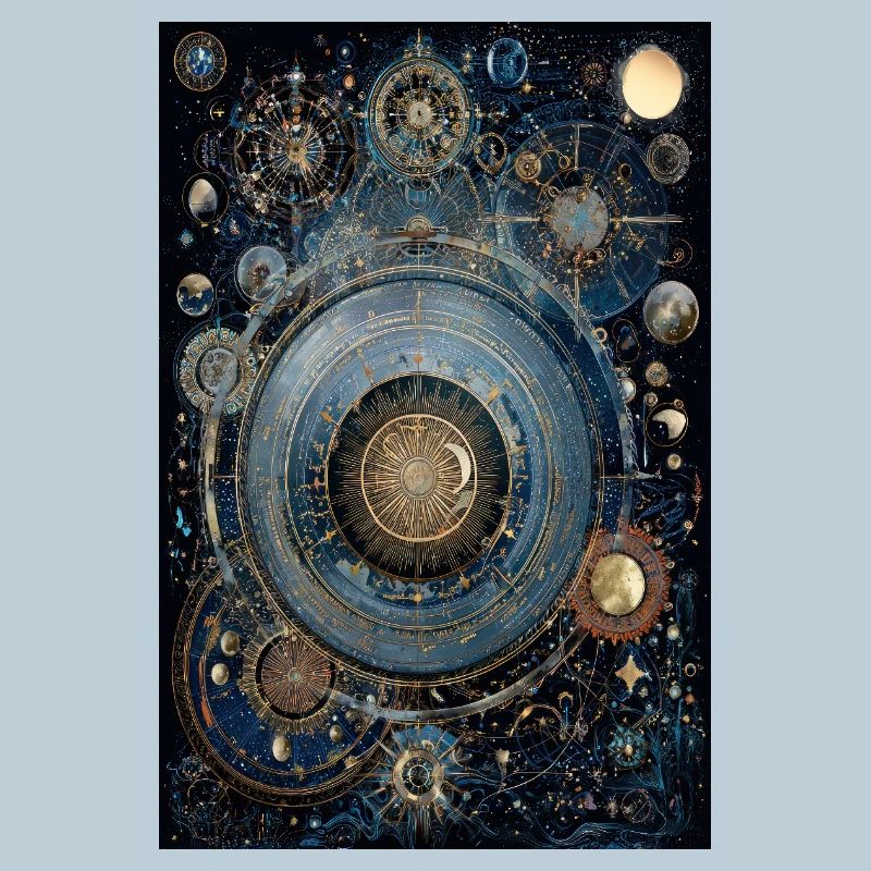 Cosmic Gearwork Clock Nebula