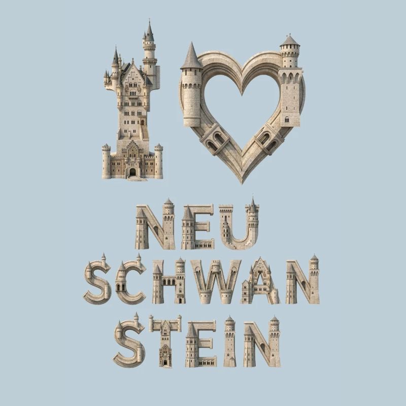 J’adore Neuschwanstein – Architecture de château