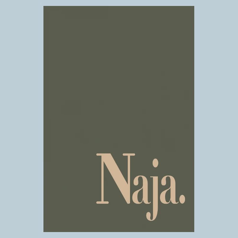 Affiche minimaliste moderne – eh bien.