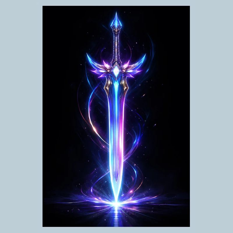 Épée astrale néon