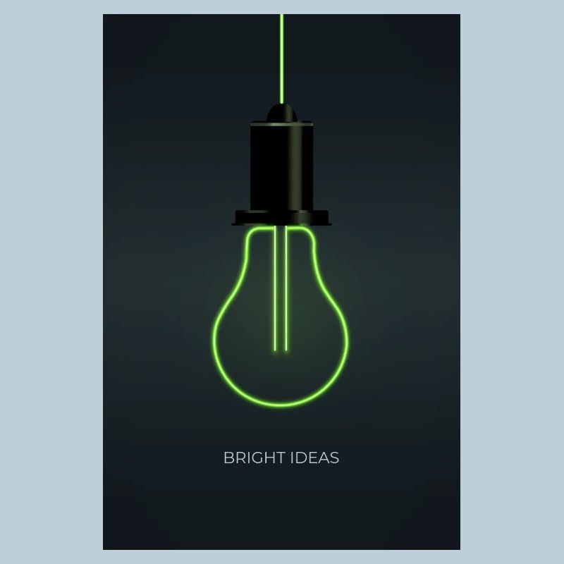 Bright Ideas – Neon Light Bulb Design