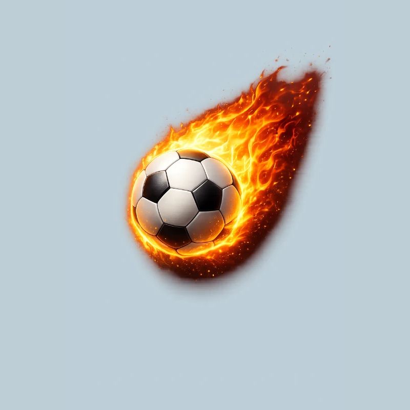 Flaming Soccer Ball