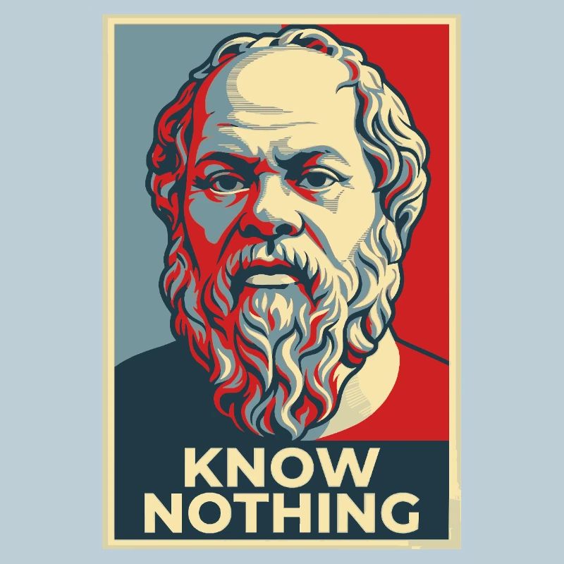 Socrates Know Nothing Pop Art Portrait