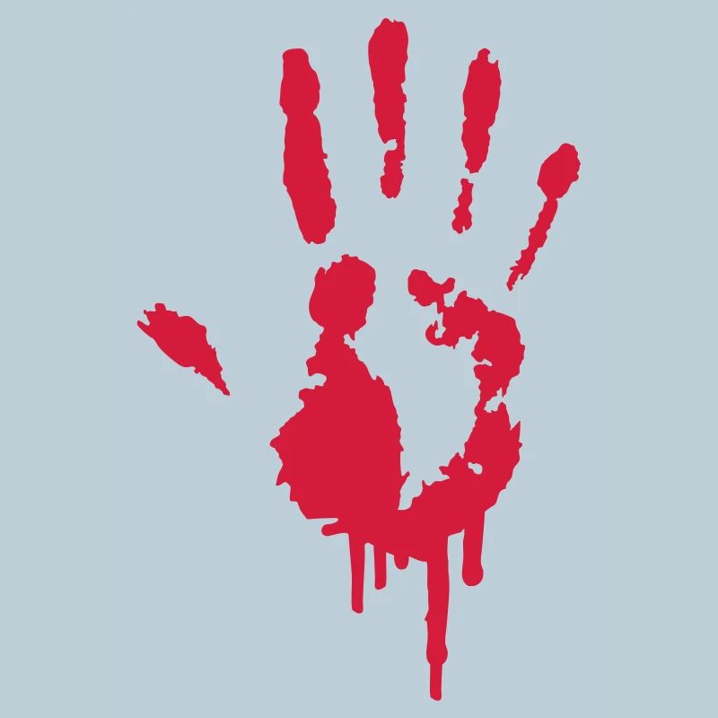A handprint Graffiti