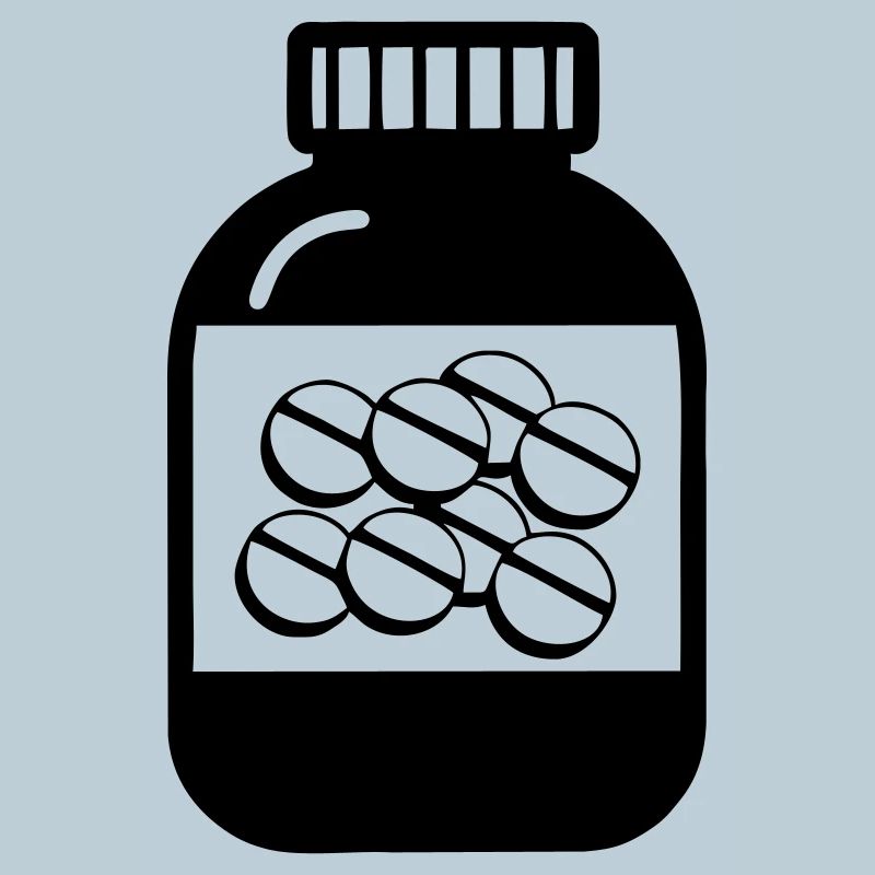 Pot de pilules pour pharmacie