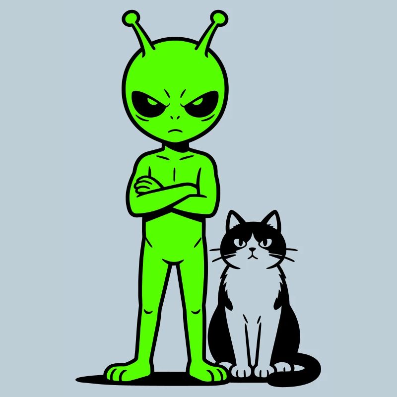 Alien Comic Humor
