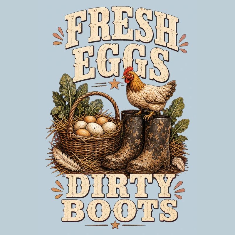 FRESH EGGS DIRTY BOOTS