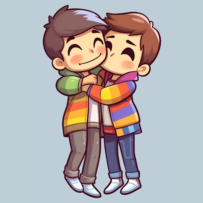 Zwei Jungs stolz | LGBTQ+-Gemeinschaft