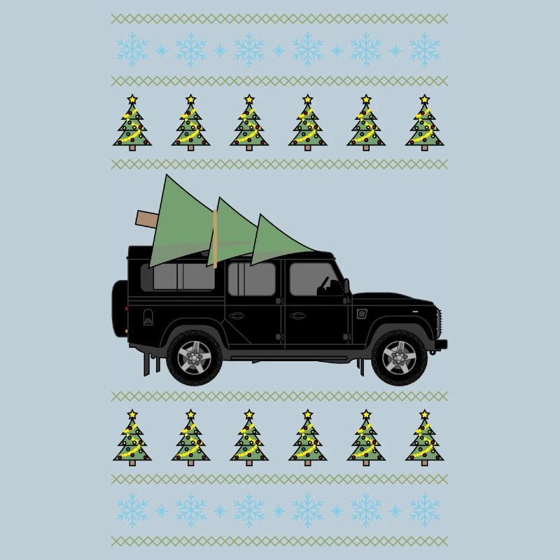 Defender 110 Black Christmas Light