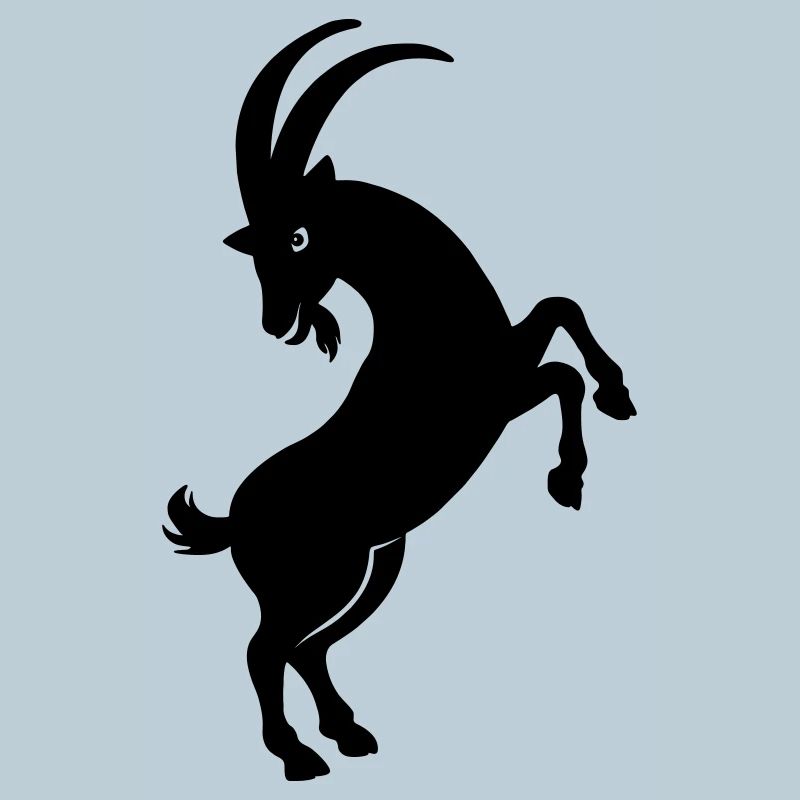 Goat shadow figure