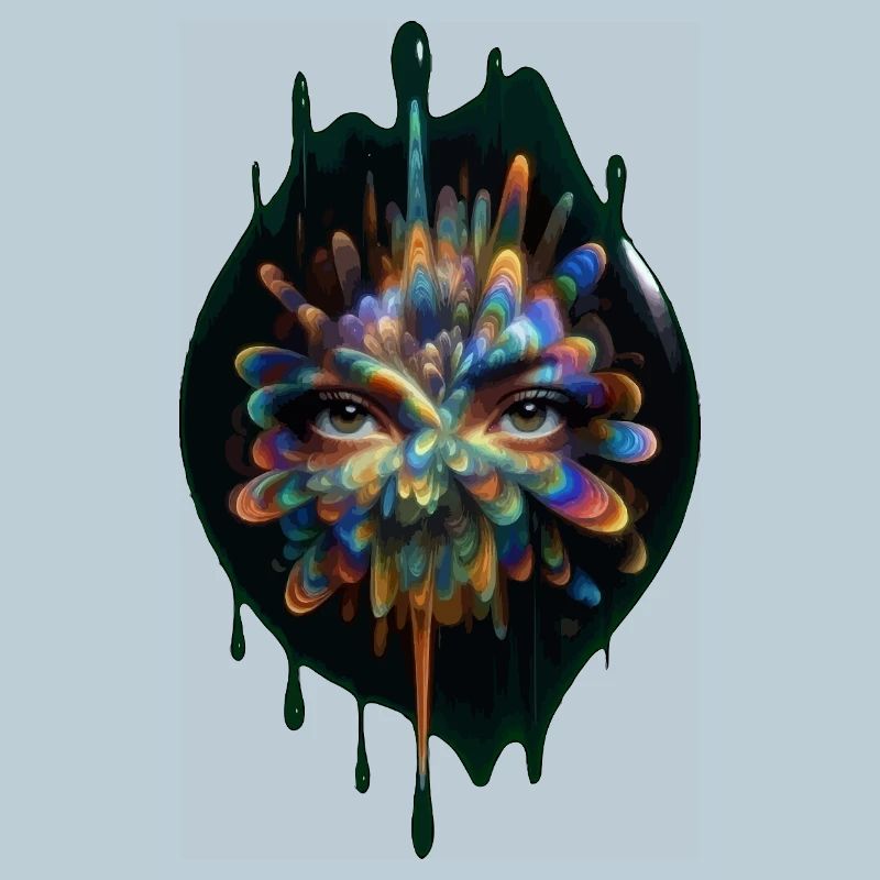 Kaleidoscope face
