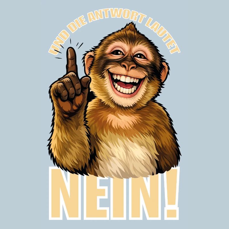 Et la réponse est non ! Singe Drôle