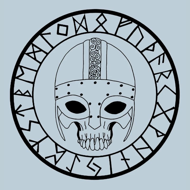 Viking Skull (Black)