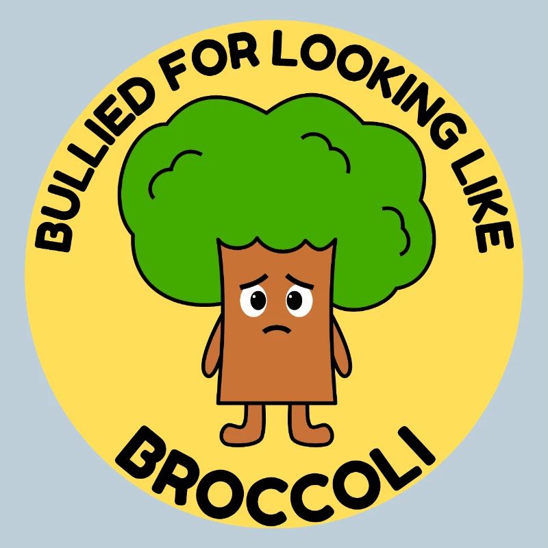 Drôle Brocoli Bande Dessinée Intimidation Arbre Intimidation