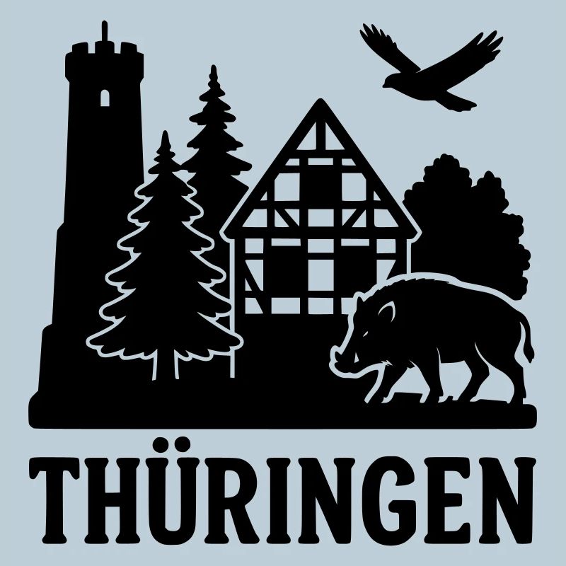 thüringen silhouette