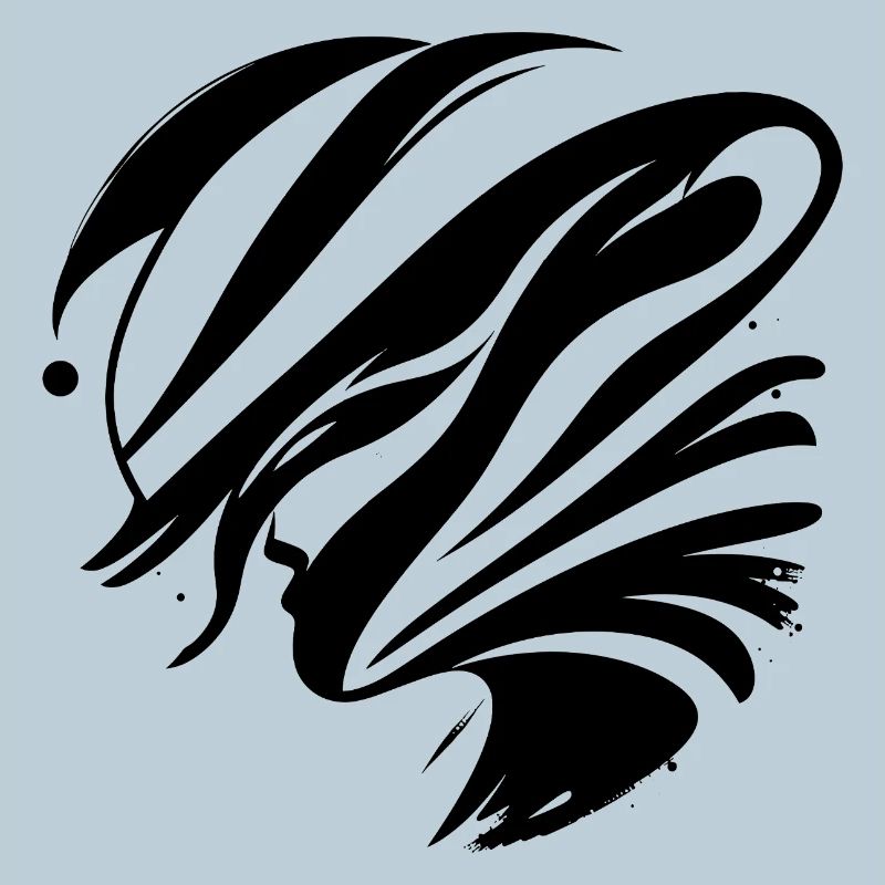 Abstraktes Gesicht - Elegant