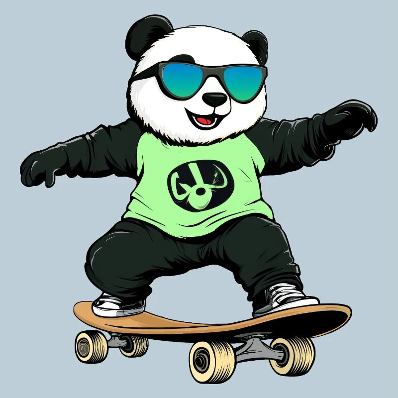 Panda Skateboard