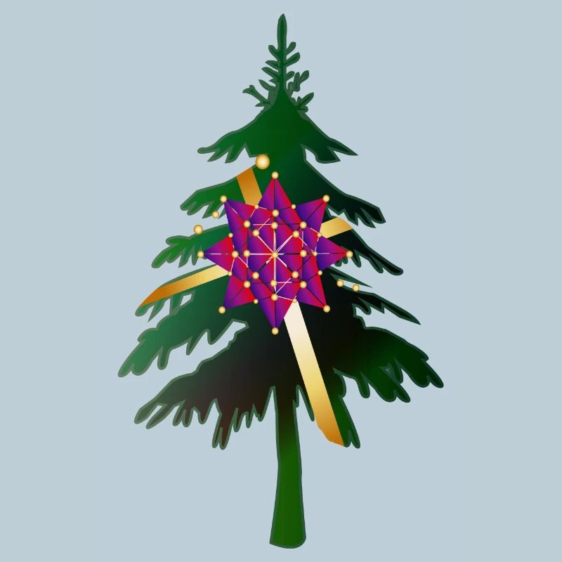 Christmas Tree or Christmas Tree & Gift Bow