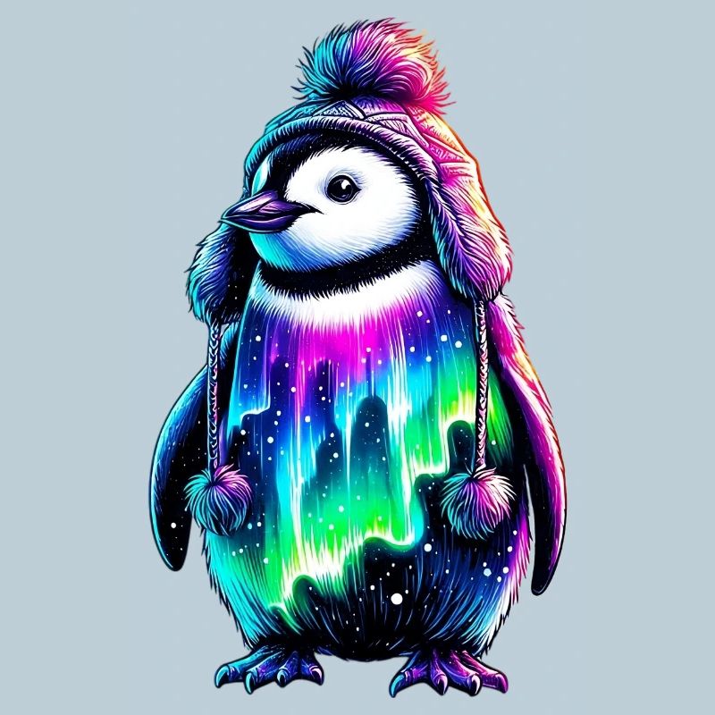 Aurora Borealis Penguin