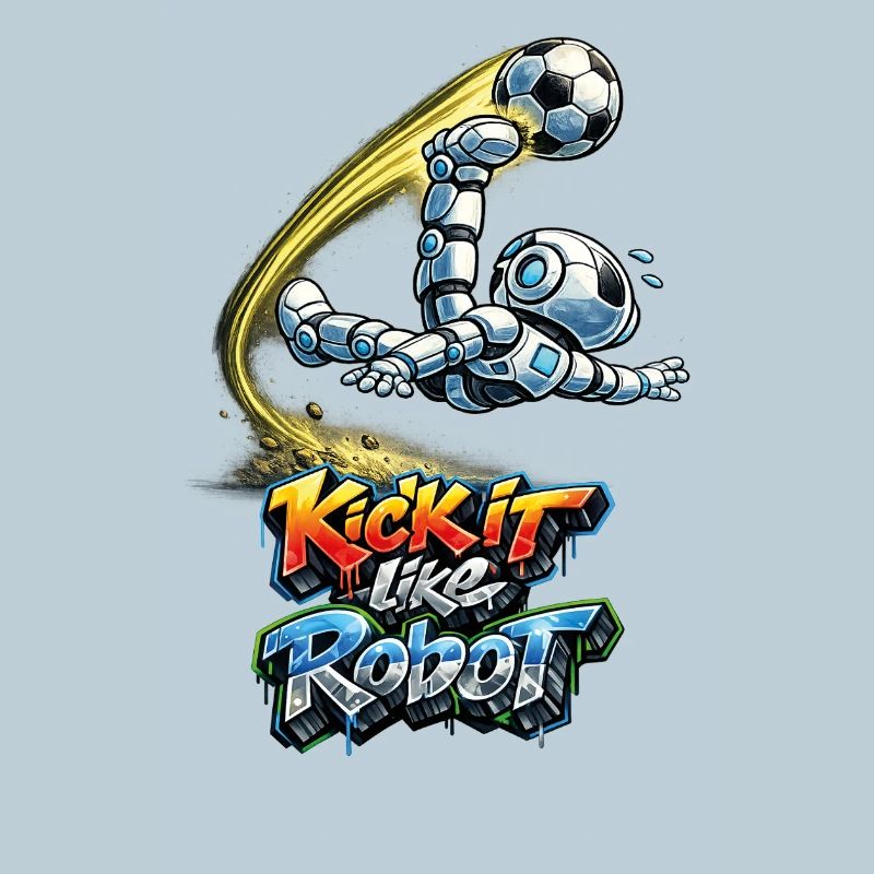 Soccer robot makes overhead kicks