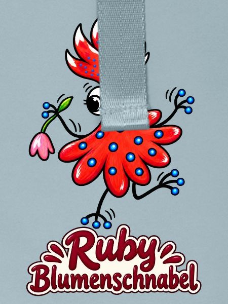 Ruby Blumenschnabel - fröhlicher Blütenvogel